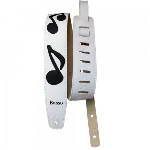 MN - MUSICAL NOTES WHITE STRAP